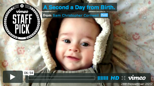 Read more about the article Worth Watching #120: A Second a Day from Birth.
