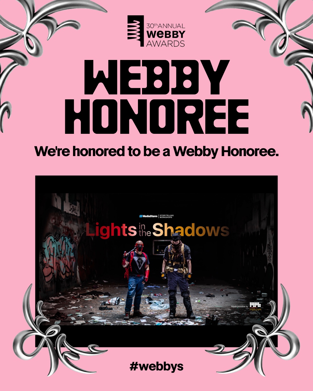 You are currently viewing MediaStorm Storytelling Workshop Film Lights in the Shadows a Webby Honoree