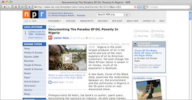 Curse of the Black GoldCurse of the Black Gold: 50 Years of Oil in the Niger Delta&nbsp;takes a graphic look at the profound cost of oil exploitation in West Africa.